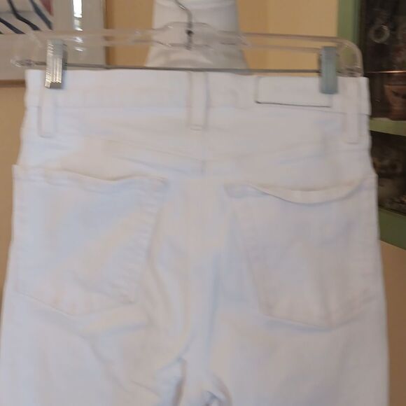 RE/DONE White 70S CROP BOOT Denim Jeans - Picture 7 of 13